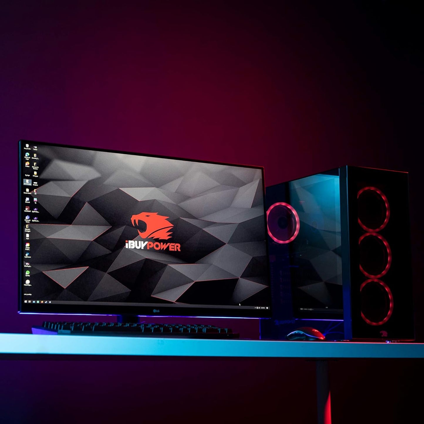 Pro Gaming PC Computer Desktop Element MR 199I (Intel I7-11700F 2.5Ghz, NVIDIA GTX 1660 Ti 6GB, 16GB DDR4 RAM, 240GB SSD, 1TB HDD, Wifi Ready, Windows 10 Home)