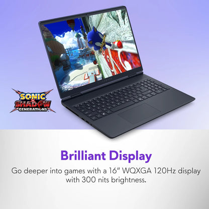 16" Aurora Gaming Laptop Intel Core 7-240H, 16GB RAM, 1TB SSD, NVIDIA Geforce RTX 5050