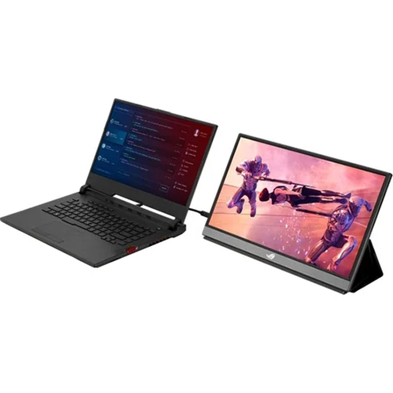 ROG Strix 17.3" 1080P Portable Gaming Monitor (XG17AHPE) - Full HD, IPS, 240Hz, 3Ms, Adaptive-Sync, Smart Case, Ultra-Slim, USB-C Power Delivery, Micro HDMI, for Laptop, PC, Phone, Console