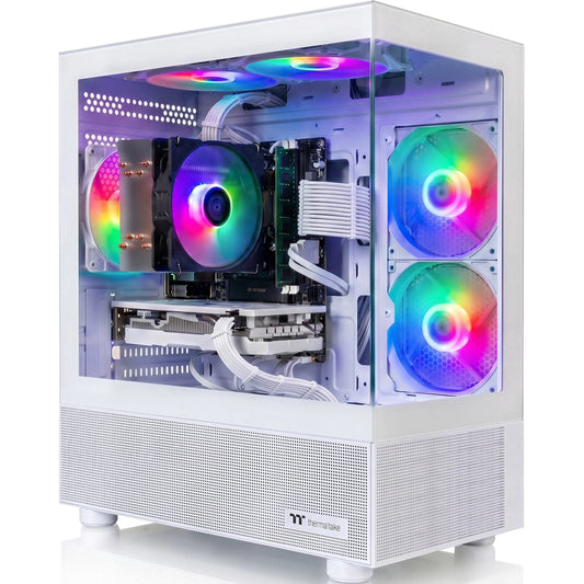 Gaming PC Desktop Computer, Intel Core I7 up to 4.0Ghz, GTX 1660 Super 6GB, 16GB RAM, 512GB M.2 SSD, BX3 550W 80PLUS Bronze PSU, Wifi 5, RGB Fan X5, Windows 11 Home, White PC