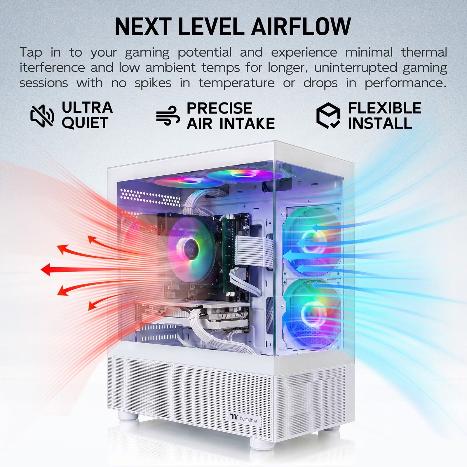 Budget Gaming PC Computers Desktop, Intel Core I7 up to 4.0Ghz, GTX 1050 Ti 4GB, 16GB RAM, 512GB M.2 SSD, BX3 550W 80PLUS Bronze PSU, Wifi 5, RGB Fan X5, Windows 11 Home, Prebuilt PC Gaming, White