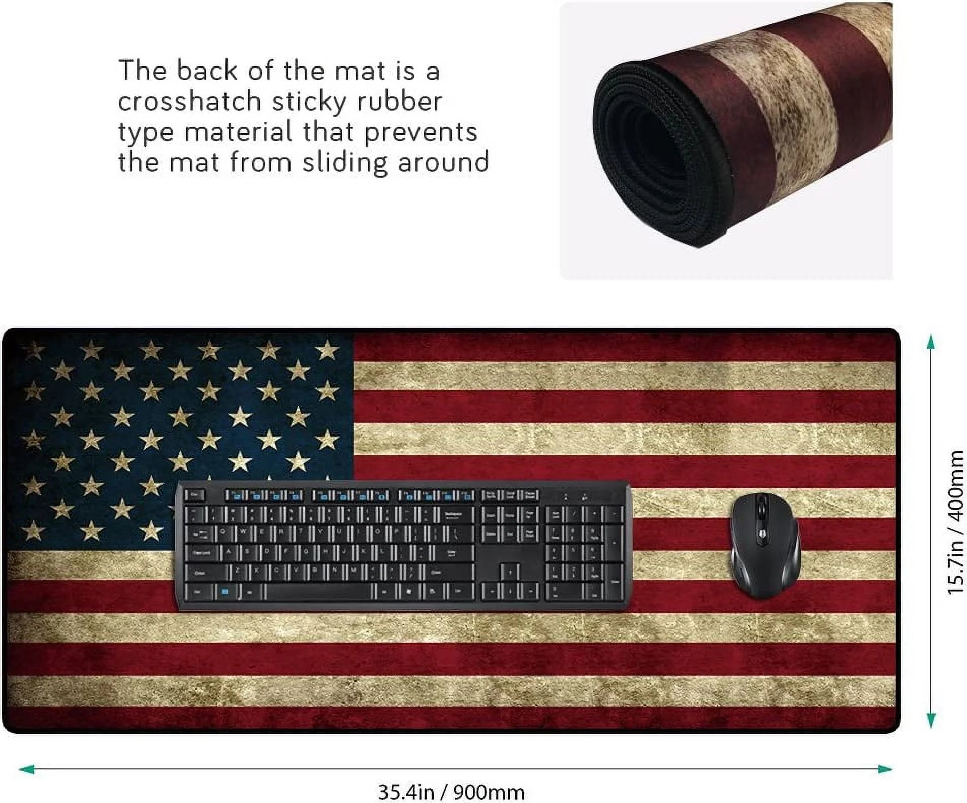 XXL Professional Gaming Mouse Pad & Computer Non-Slip Gaming Mouse Mat-90X40 US03