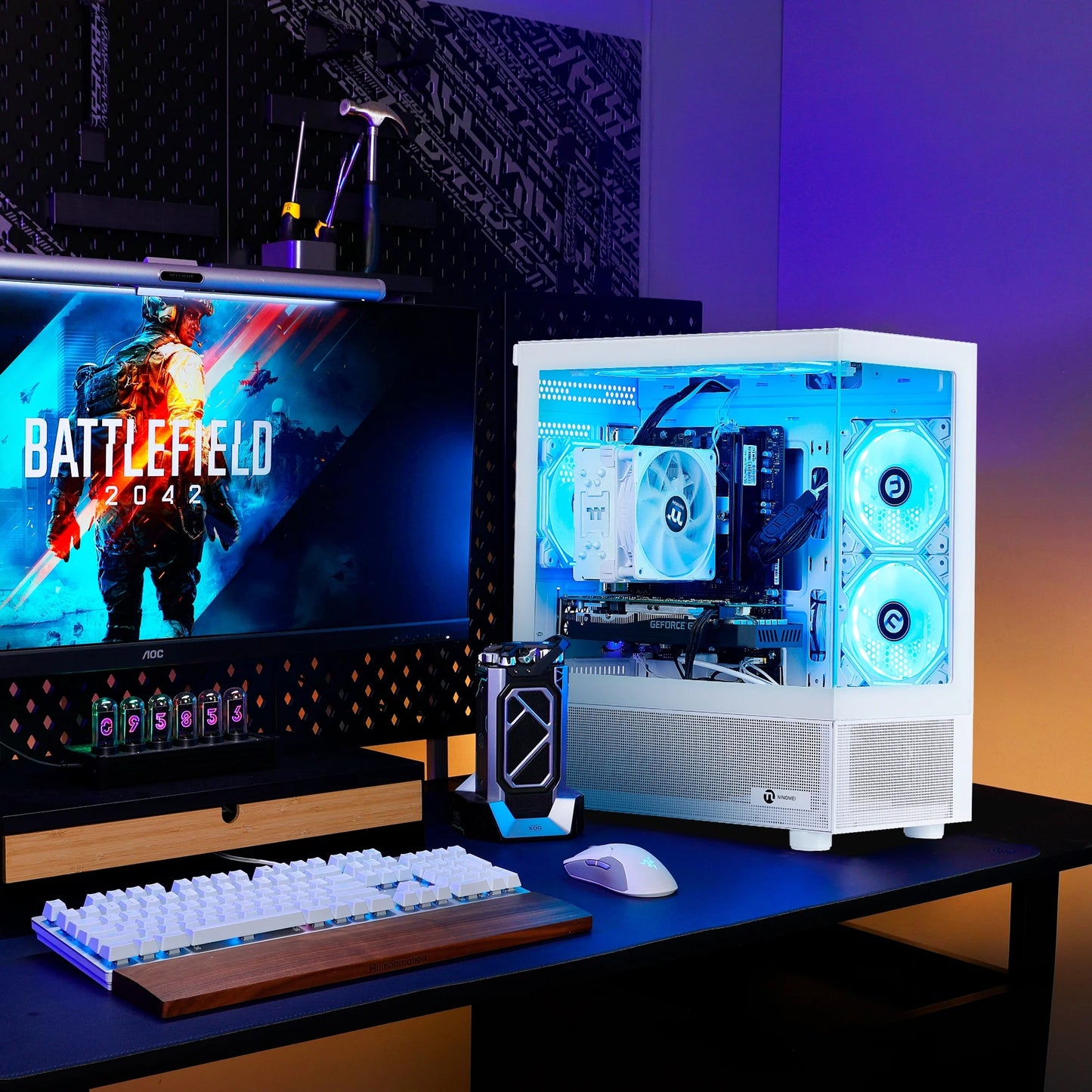 Lumishore Gaming PC AMD Ryzen 5 5500 NVIDIA GTX 1660 Super 16GB RAM 1TB SSD Windows 11 Wifi PC Gaming