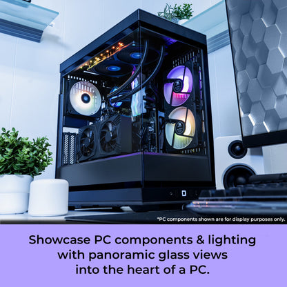 Y40 Gaming PC Desktop Computer Intel Core Ultra 7 265F CPU, NVIDIA RTX 5070 12GB GPU, 32GB DDR5 Non-Rgb 5200Mhz RAM, 1TB Nvme SSD, Windows 11 Home, Gamer Keyboard and Mouse - Y40BI7N5701