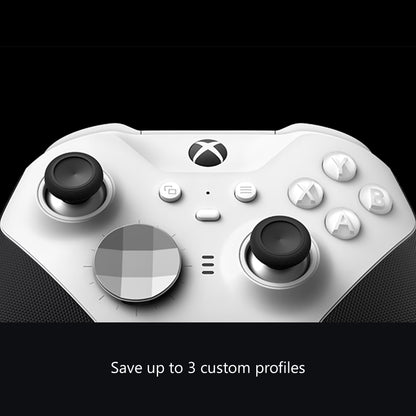 Microsoft  Elite Series 2 White Wireless Controller  Series S|X,  One, and Windows Devices