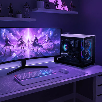 Gaming PC Desktops AMD Ryzen5 5500, Radeon RX 6500XT 4GB, 1TB SSD, 16GB RAM, 650W, Win11, Wifi, PC Gaming