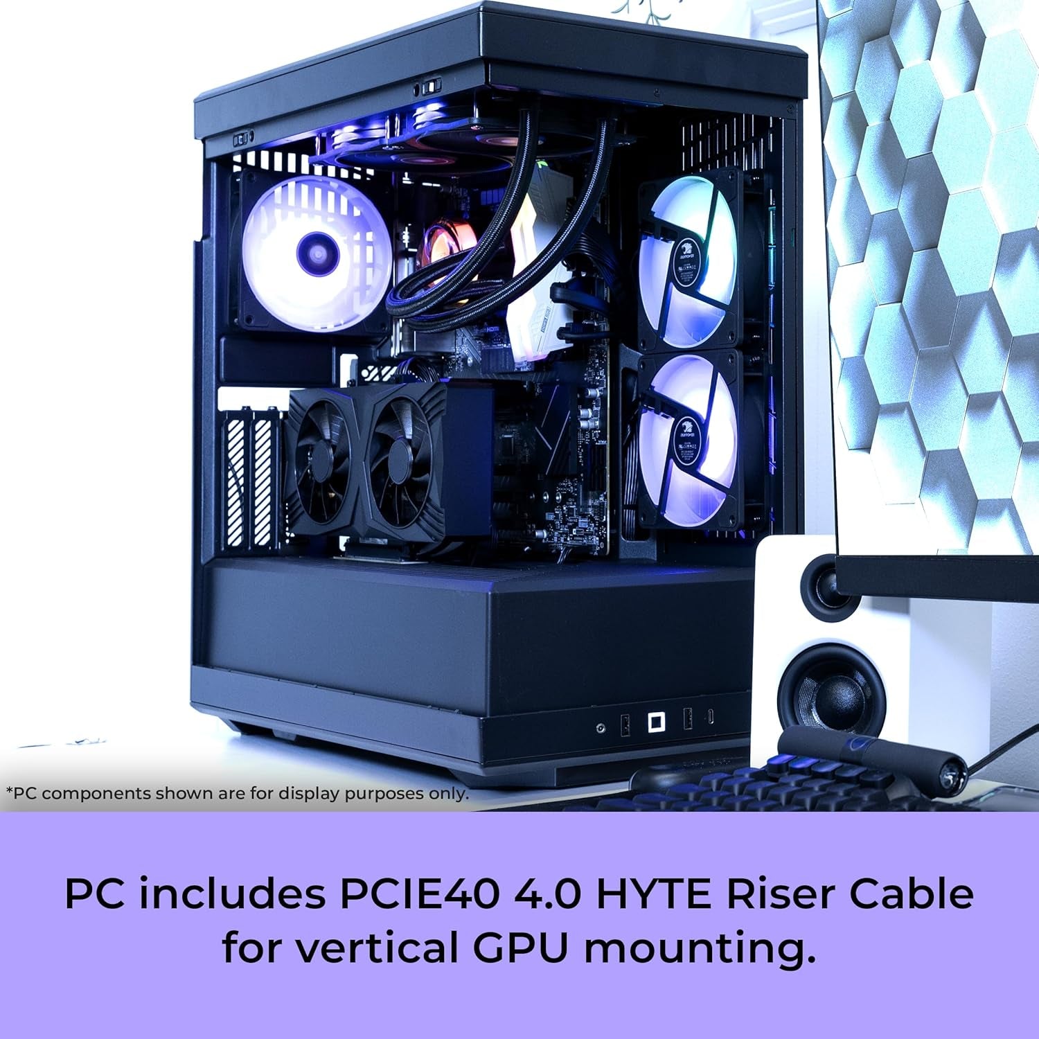 Ibuypower Y40 PRO Gaming PC Desktop AMD Ryzen 7 7800X3D CPU, NVIDIA Geforce RTX 5060Ti 8GB GPU, 32GB DDR5 RGB 5200Mhz RAM, 1TB Nvme SSD, Windows 11 Home, Computer W/Keyboard Mouse - Y40BA7N56T01
