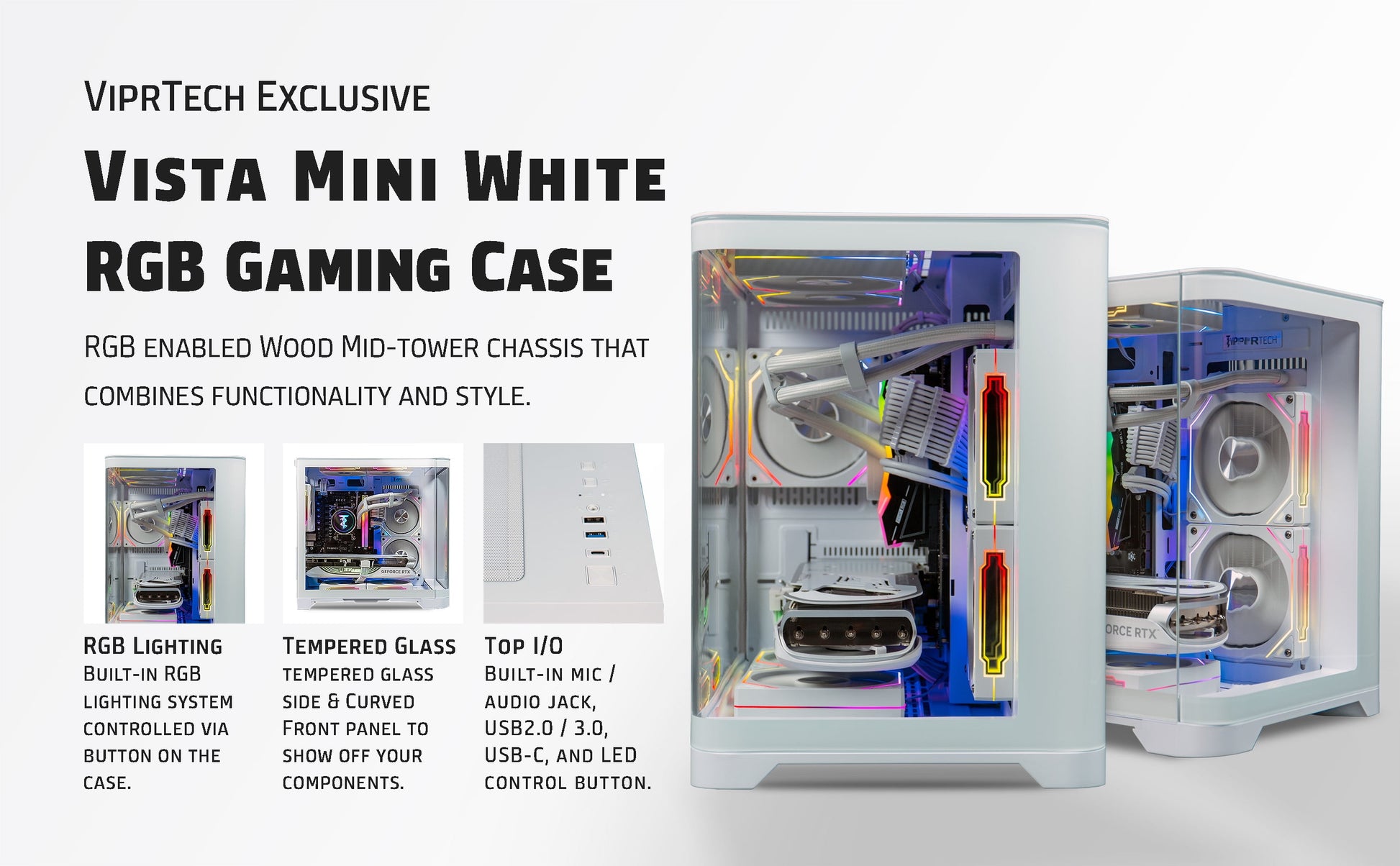 Reaper 2.5 Gaming PC - Ryzen 7 8700F 5Ghz, AMD RX 9060 XT 16GB, 16GB DDR5, 1TB SSD, White