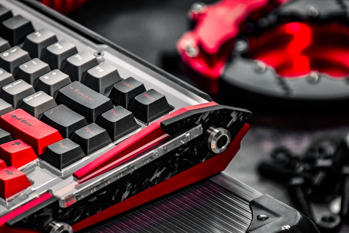 Black Diamond V2 Mechanical Gaming Keyboard, Shadow Crimson