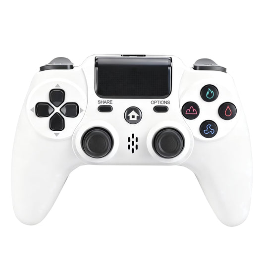 Wireless Controller Compatible with P4/P4 Slim/P4 Pro/Windows PC, White