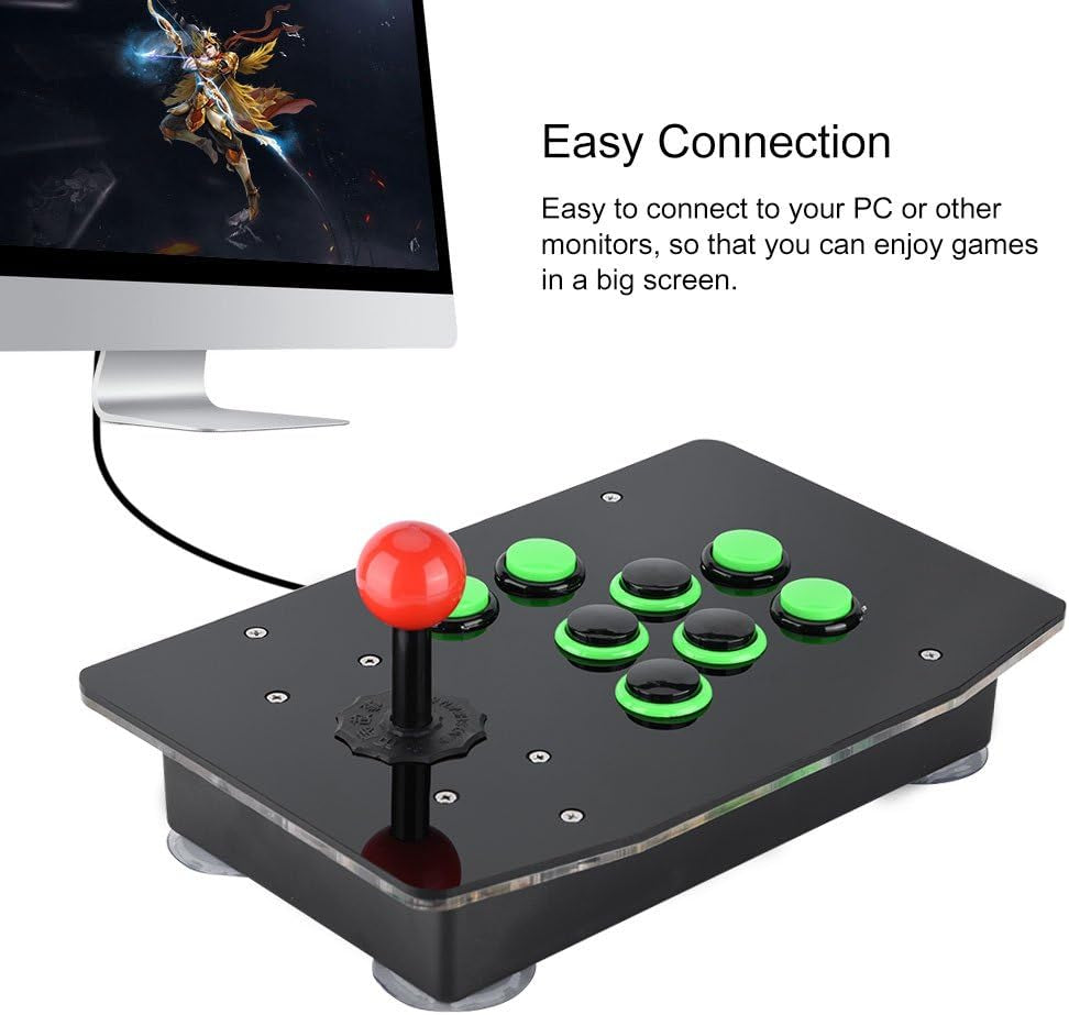 USB Fighting Joy Stick Controller, Fight Stick, Game Console No Delay for PC Computer Games