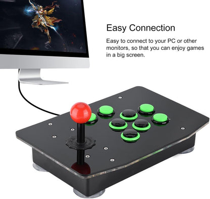 USB Fighting Joy Stick Controller, Fight Stick, Game Console No Delay for PC Computer Games