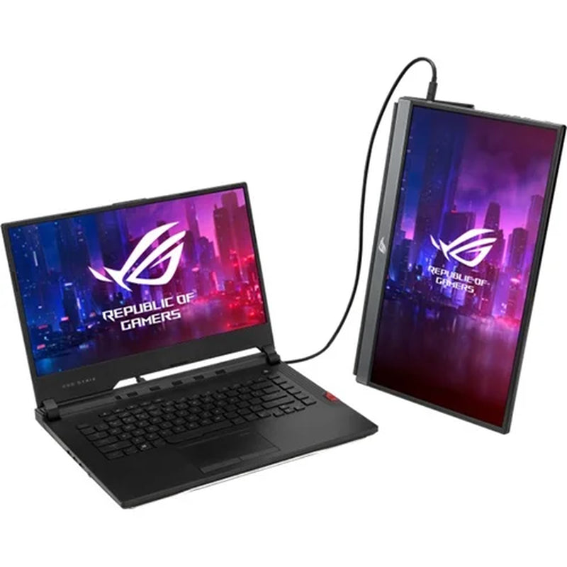ROG Strix 17.3" 1080P Portable Gaming Monitor (XG17AHPE) - Full HD, IPS, 240Hz, 3Ms, Adaptive-Sync, Smart Case, Ultra-Slim, USB-C Power Delivery, Micro HDMI, for Laptop, PC, Phone, Console