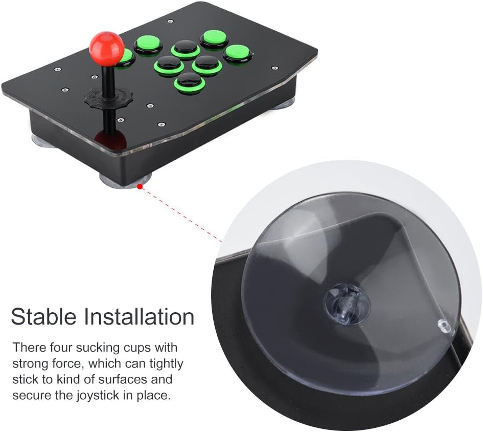 USB Fighting Joy Stick Controller, Fight Stick, Game Console No Delay for PC Computer Games